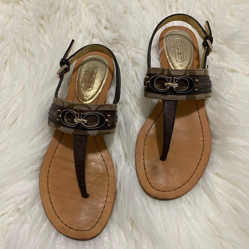 Coach Signature Sandals